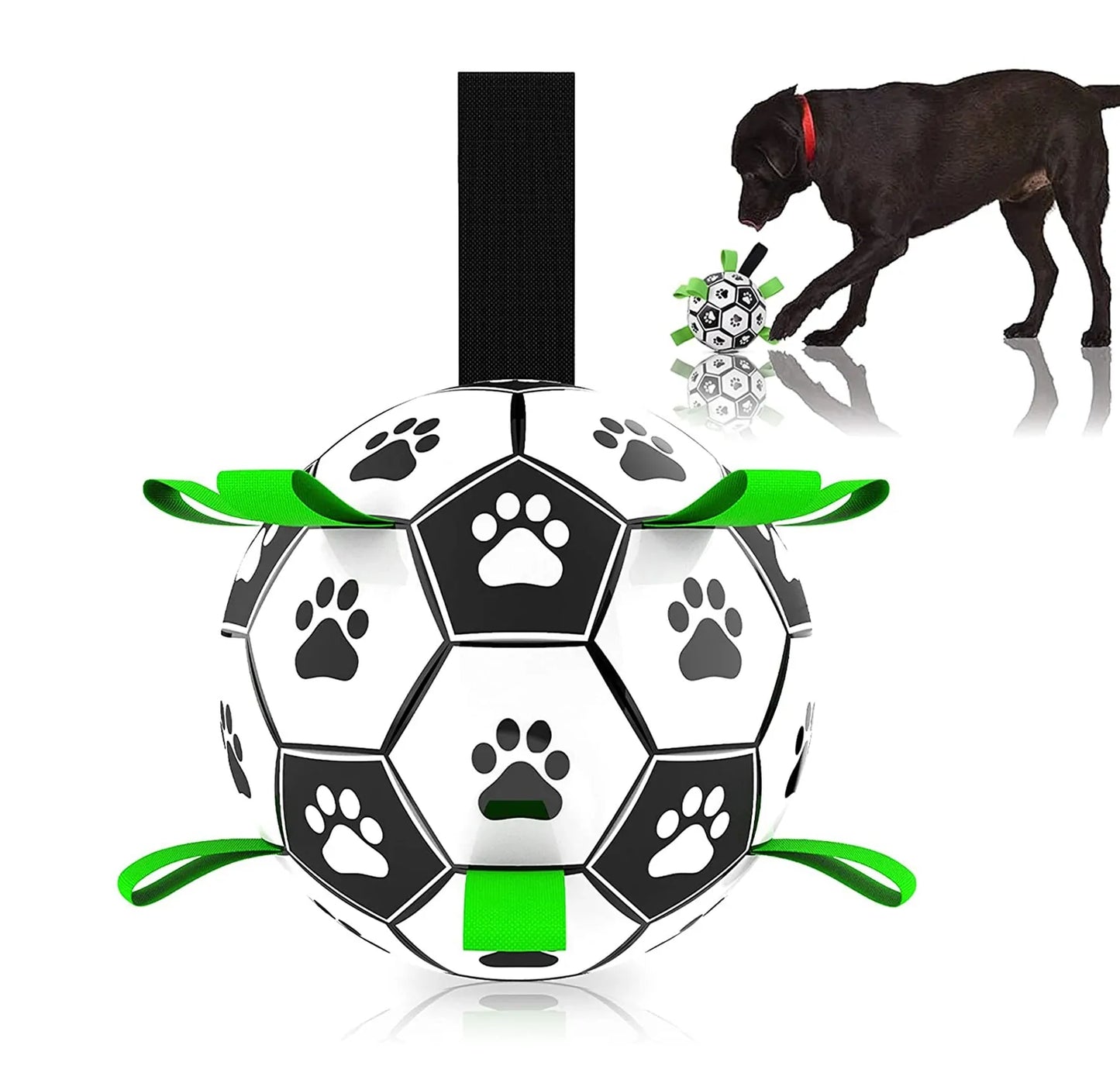 Dog Soccer Ball with Straps