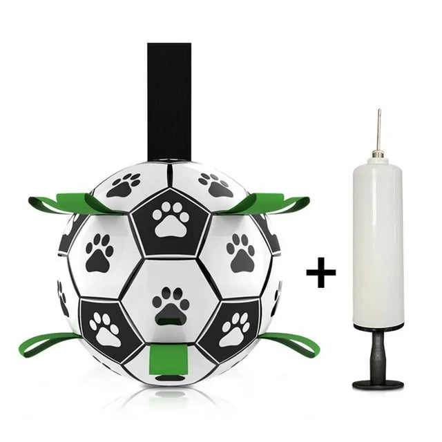 Dog Soccer Ball with Straps