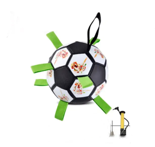 Dog Soccer Ball with Straps