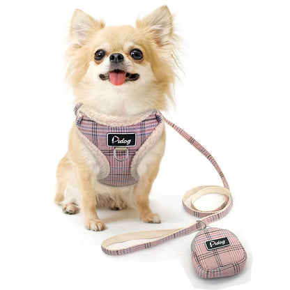 Adjustable Soft Harness Set For Pets