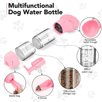 Pets Portable Feeding and Water Bowl