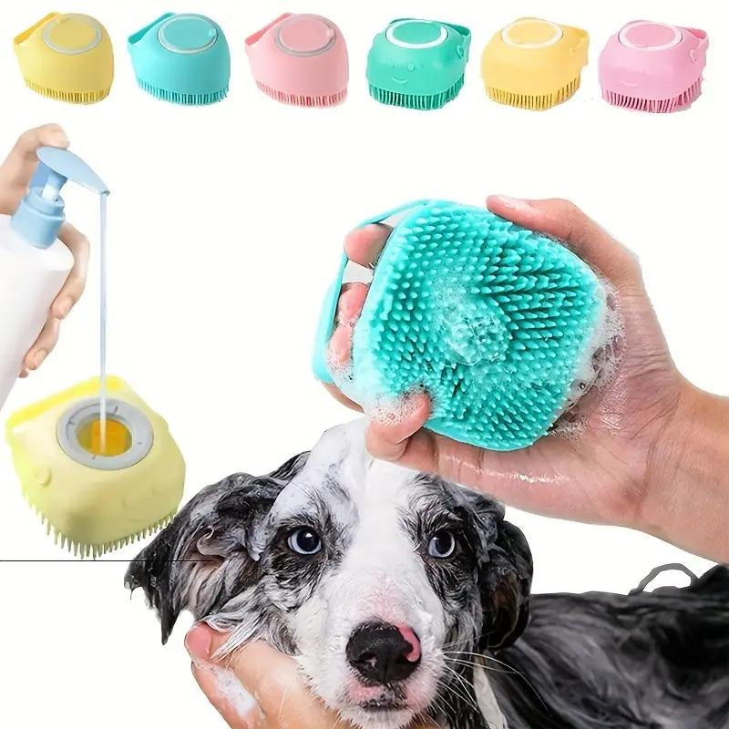 Silicone Pet Grooming Fur Brush