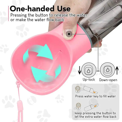 Pets Portable Feeding and Water Bowl